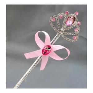 Cartoon Childrens Role Playing Hair Accessories Pink Magic Wand-HV