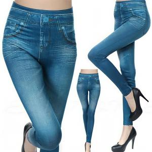 Hot Selling Denim Textured Leggings-HV