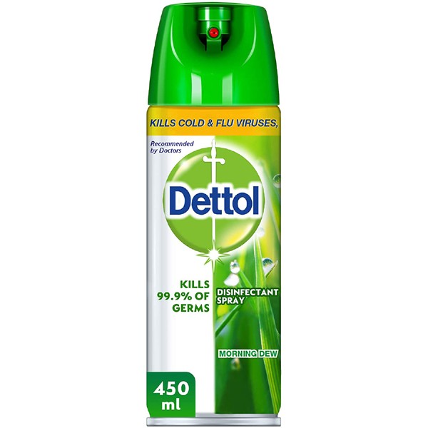 Dettol Disinfectant Spray Morning Dew, 450ml