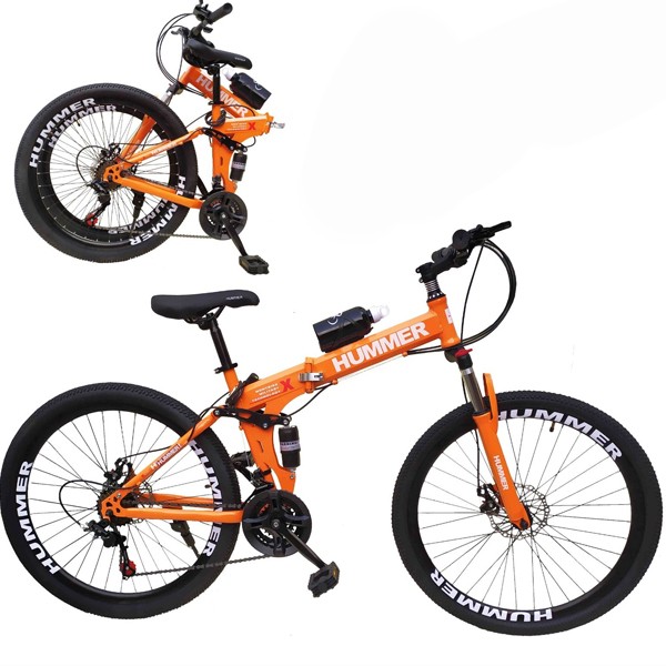 Wire Hummer 26 Inch Bicycle Orange GM23-o