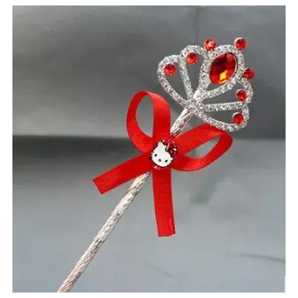 Cartoon Childrens Role Playing Hair Accessories Red Magic Wand