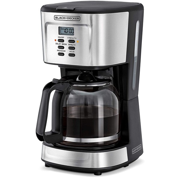 Black+Decker 900w 12 Cup Programmable Coffee Maker DCM85-B5