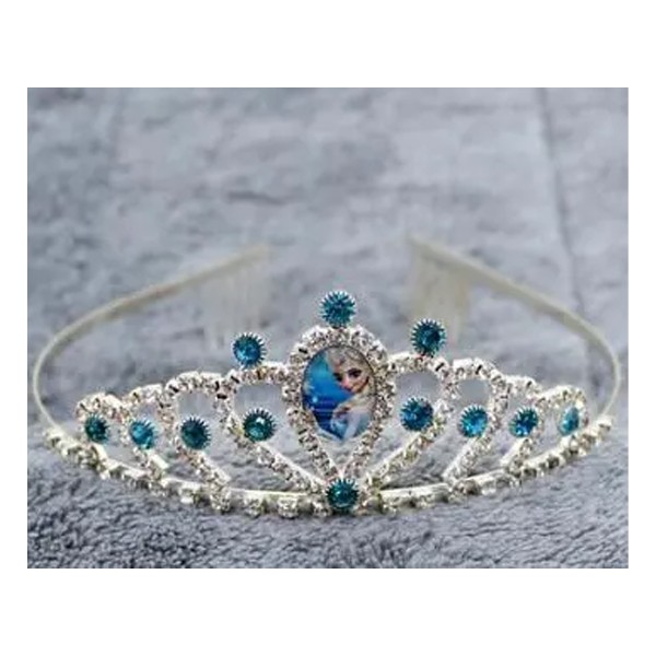 Cartoon Childrens Role Playing Hair Accessories Blue Crown