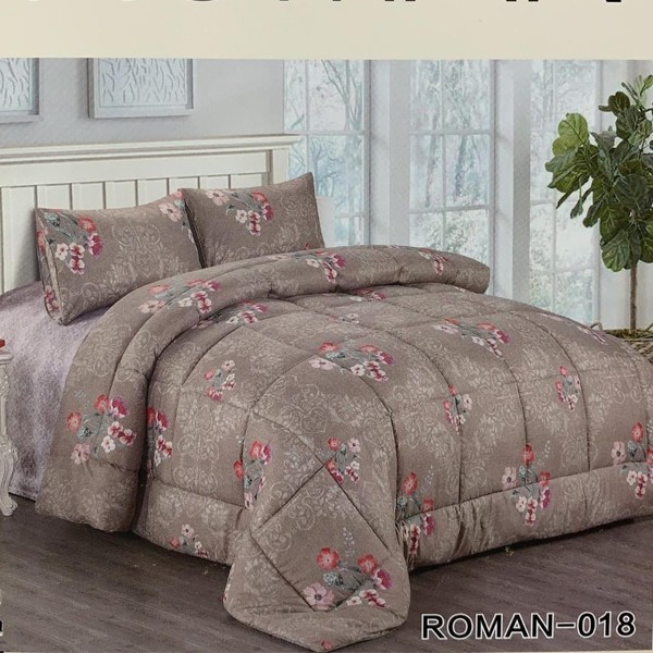 Roman King Size Comforter Set 4 pcs- 018