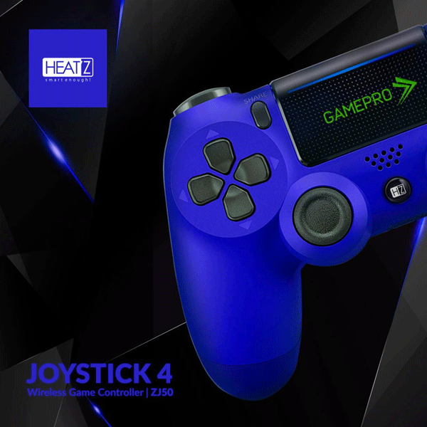 Heatz ZJ50 Joystick4 Gamepro Wireless Game Controller, Blue