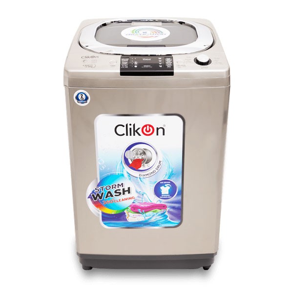 Clikon CK613 Fully Automatic Washing Machine Top Load, 13KG
