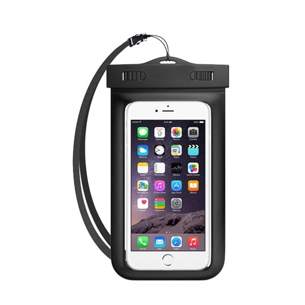 GO LIFE Top Selling IP68 Waterproof Under Water Mobile Phone Touchscreen Transparent Pouch With Tag