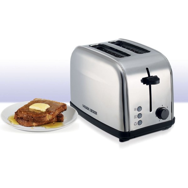 Black+Decker 2 Slice Toaster ET222-B5