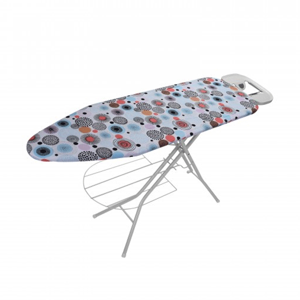 RoyalFord RF1968IB Mesh Ironing Board with Attached Cloth Rack, 122 x 38cm
