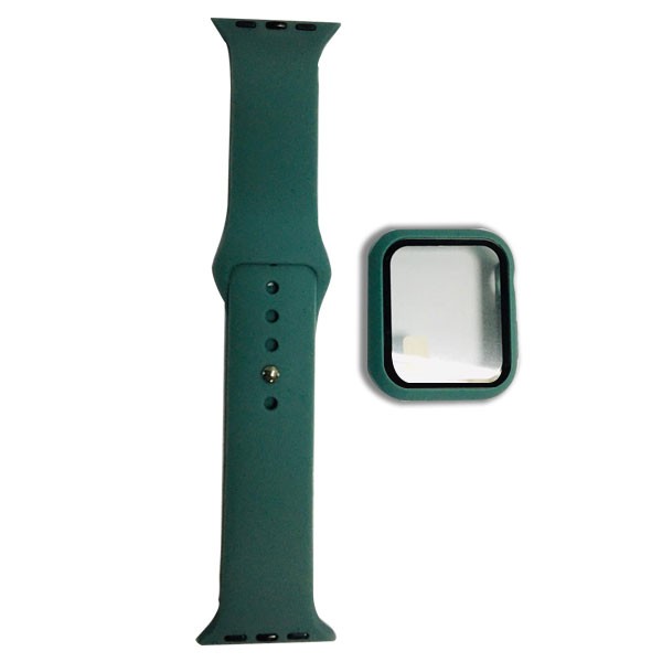 Apple Watch 44mm Strap With Case, Dark Green