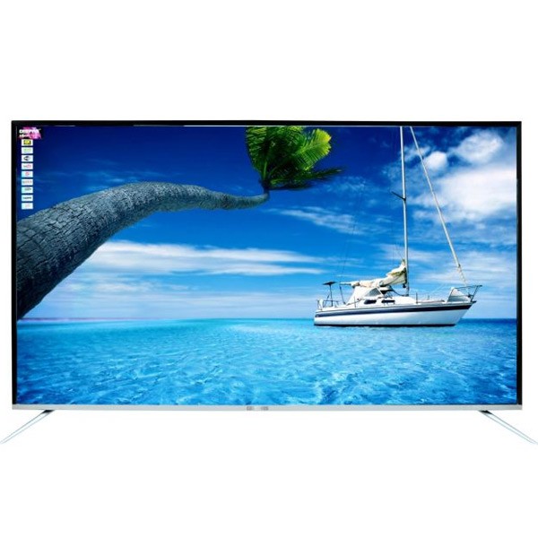 Geepas GLED6538SEUHD 65 Inches 4K Ultra HD Smart LED TV, Black