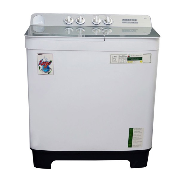 Geepas GSWM18014 Twin Tub Semi Automatic Washing Machine 12kg
