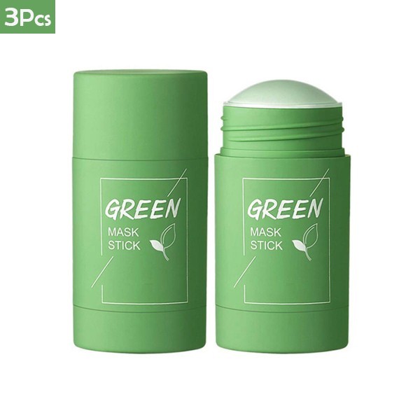 2021 Hot Selling Green Mask Blackheads Remover Stick 3Pcs