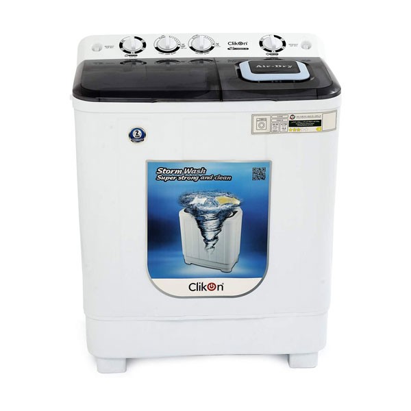 Clikon CK603-N Semi Automatic Washing Machine, 10KG