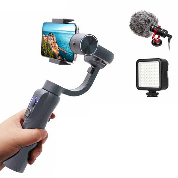 ZWN S5B Gimbal Stabilizer for iPhone Samsung and Action Camera