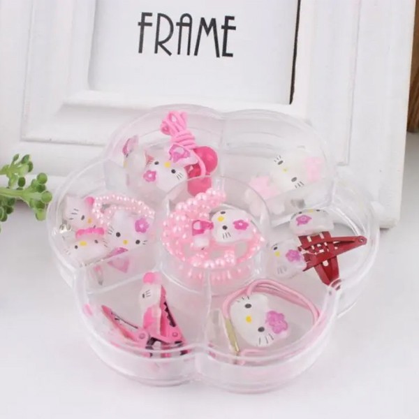 Hello Kitty Childrens Jewelry Set Gift Box Mix