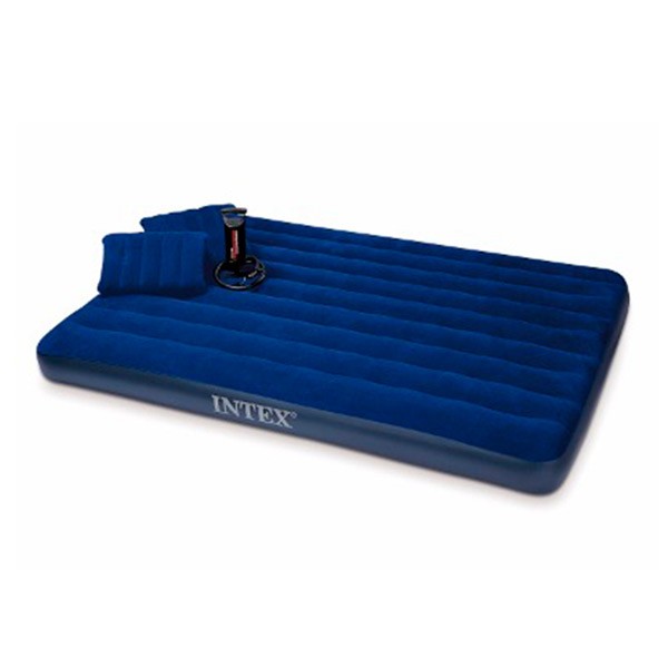 Intex Inflatable Airbeds with High Output Hand Pump and Inflatable Pillow, 68765