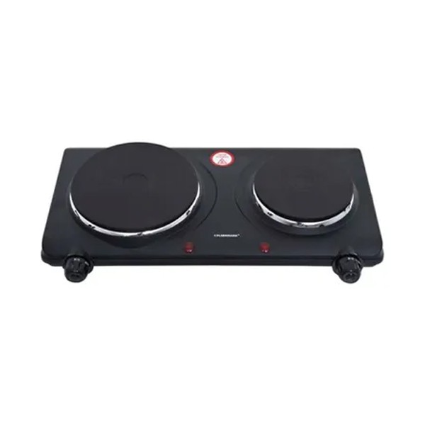 Electric Double Hot Plate ‎Black OMHP2034 