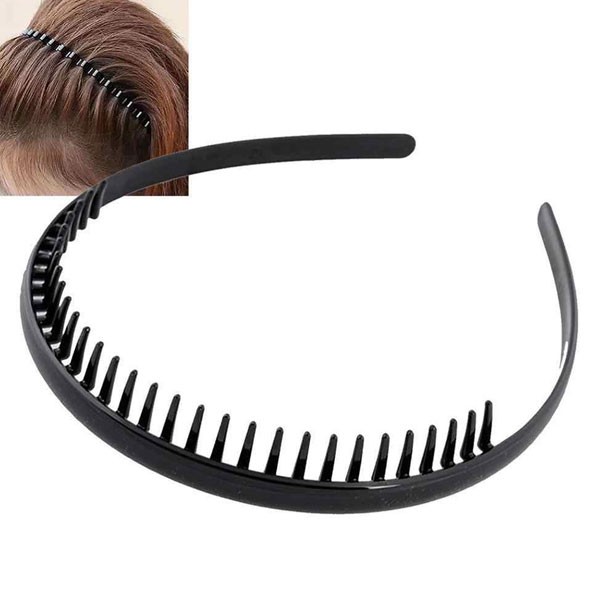Plastic Wavy Toothed Hairband for Men & Women