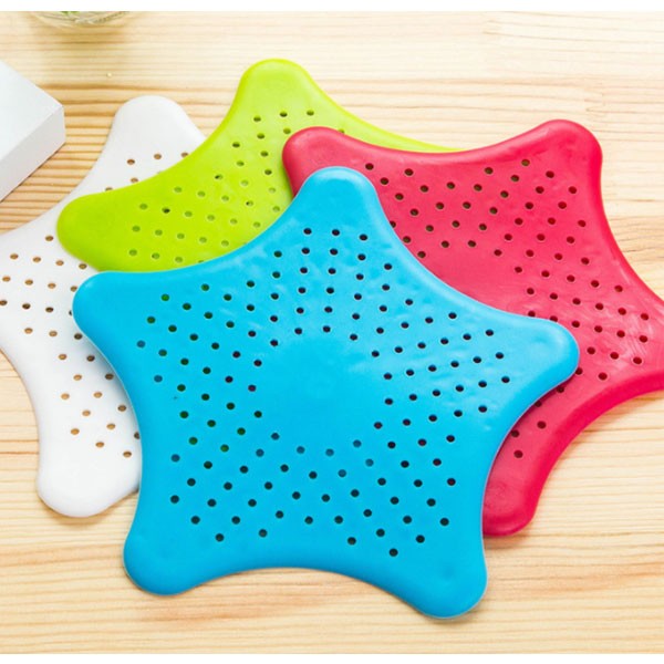 Starfish Sink Filter Silicone Anti-blocking Suckers, Assorted Color