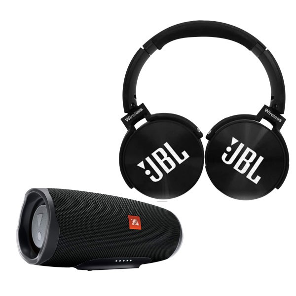 2 IN 1 Combo JBL Charge 4 Portable Bluetooth speaker And JBL 450BT Wireless on-ear headphones