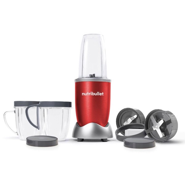 Nutribullet NBR-1212R Smoothie Maker 600w (12 Pcs), Red 