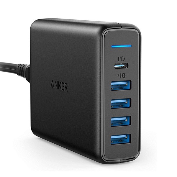 Anker A2056K11 PowerPort I PD with 1PD and 4 PIQ Black