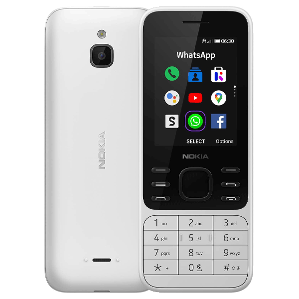 Nokia 6300 4G Ta-1287 Dual Sim Gcc White