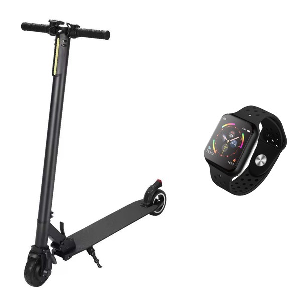 FOR ALL FX 6 Electric Foldable scooter with F9 Smartwatch