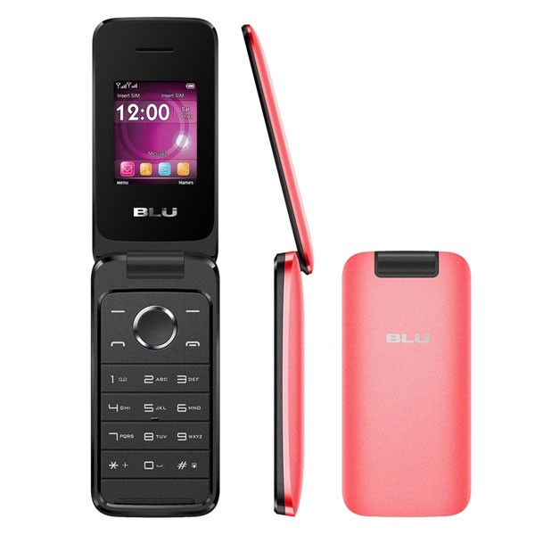 BLU T370 Diva Flex Dual SIM 1.8 Inch, Pink