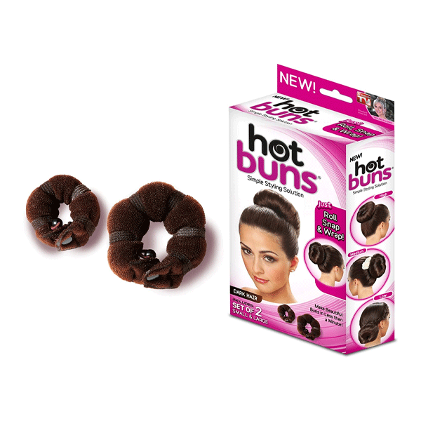 Hot Buns Simple Styling Solution for Hair
