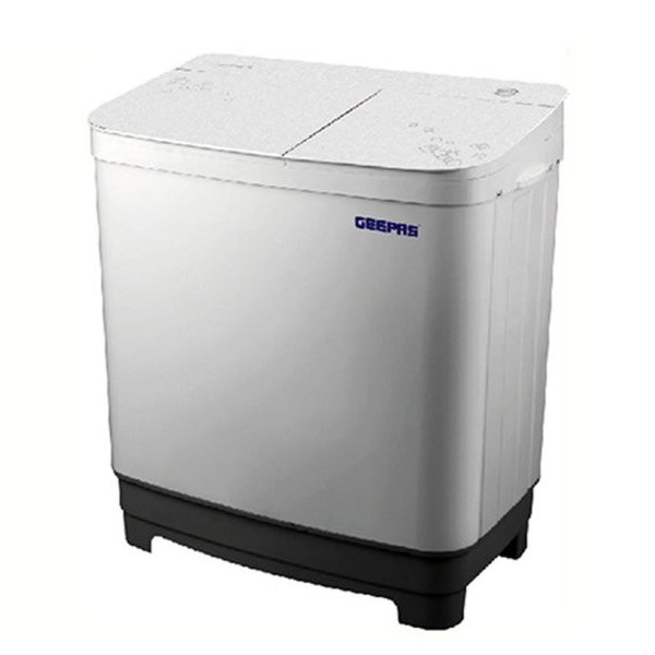 Geepas GSWM6466 Semi Automatic Washing Machine with Twin Tub 8.2Kg