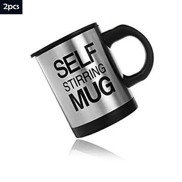 Innovative Self Stirring Mug 2Pcs