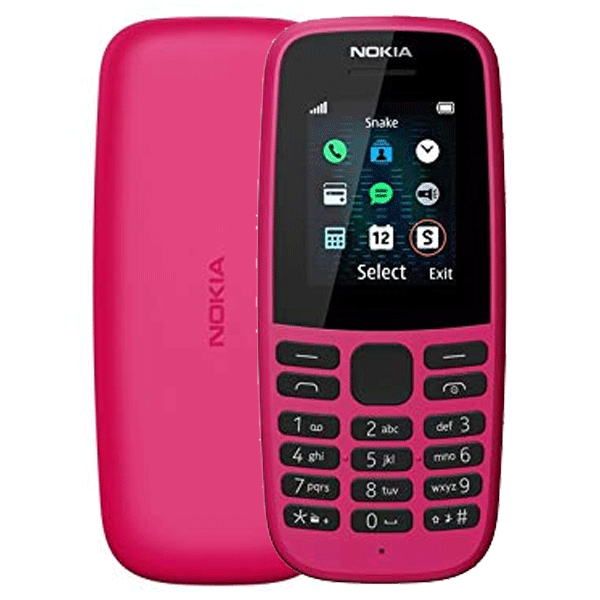 Nokia 105 Ta-1203 Single Sim Gcc Pink
