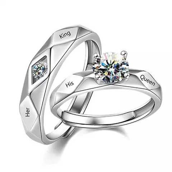 SIGNATURE COLLECTIONS ROMANTIC CONFESSION KING QUEEN COUPLE RING
