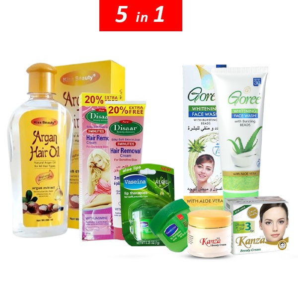 Womens Daily Beauty Essential Pack 5 in 1 Set