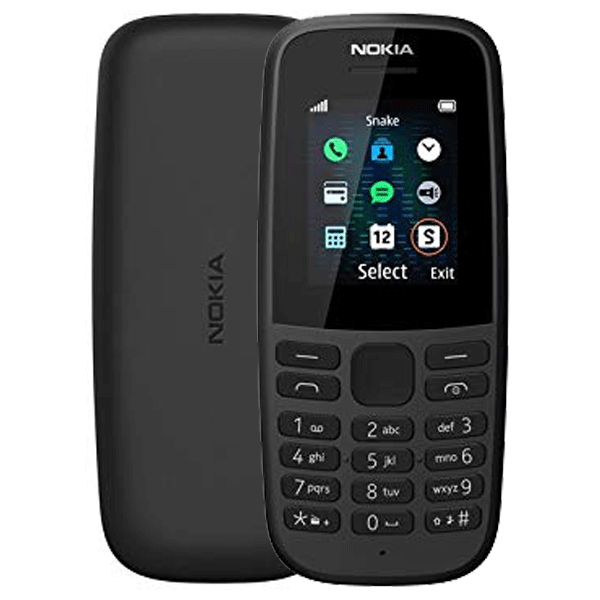 Nokia 105 Ta-1174 Dual Sim Gcc Black