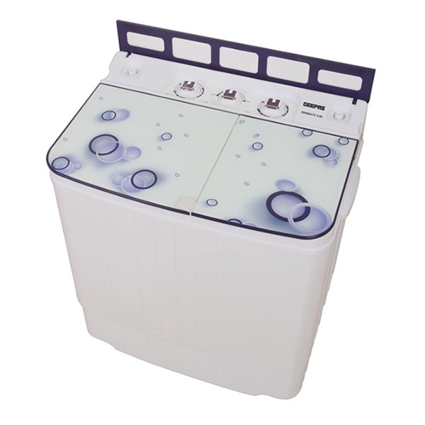 Geepas GSWM6473 Semi Mini Automatic Washing Machine 3.5Kg