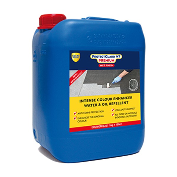 PROTECT GUARD Wet Finish Premium All Surface Intense Colour Enhancer Anti Stain Anti Ageing and Water Repellent- 5kg