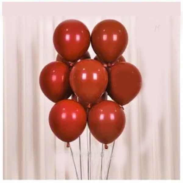 Double Ruby Red Round Balloons 50 Pieces / 1 Pack