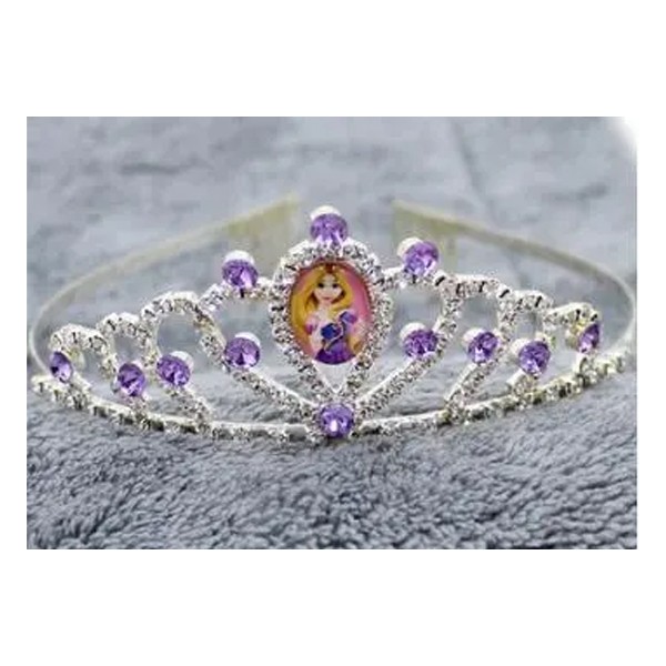 Cartoon Childrens Role Playing Hair Accessories Purple Princess Crown