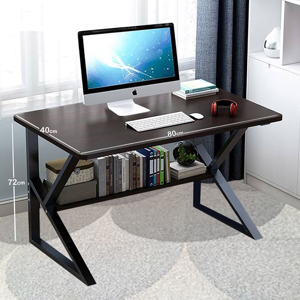 Small Laptop Desck With Shelf Black GM549-6-bl