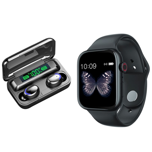 2 in 1 Z33 Smart Watch And F9 TWS Combo