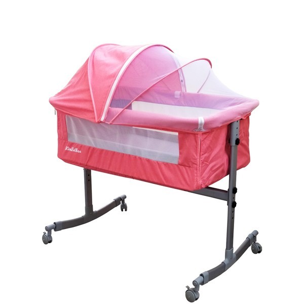 Sweet Dreams Besides Co Sleeper With Mosquito Net Pink GM385-p