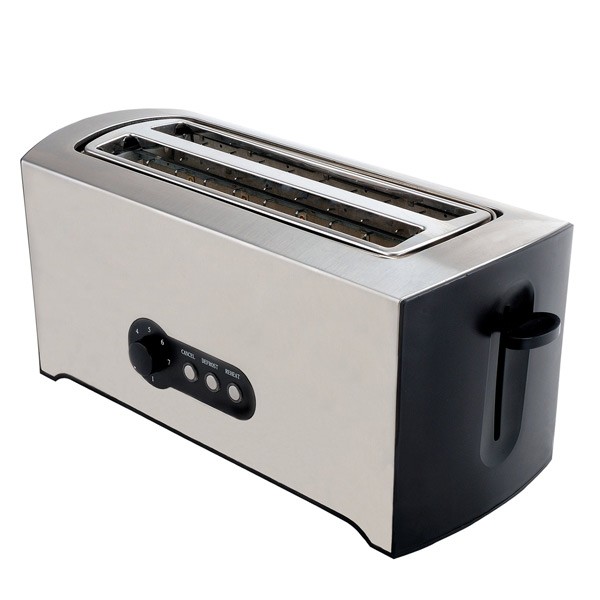 Geepas GBT36504UK 4-Slice Stainless Steel Bread Toaster