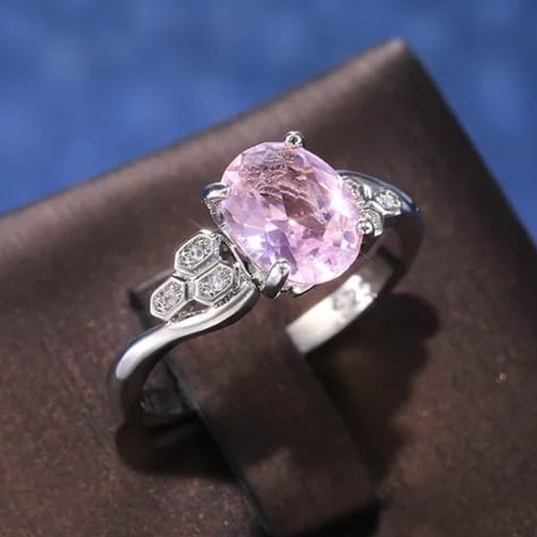 SIGNATURE COLLECTIONS SGR006 Lovely Princess Pink Ring