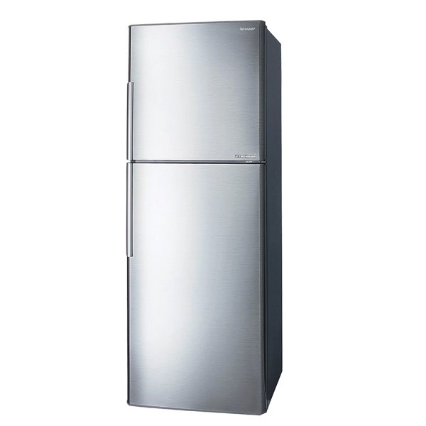 Sharp SJ-S390-SS3 Double Door Refrigerator Inverter, 348Ltr