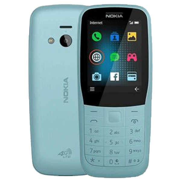 Nokia 220 4G Ta-1155 Dual Sim Gcc Blue