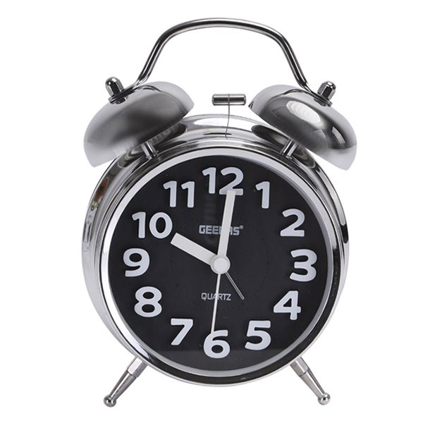 Geepas GWC26020 Twin Bell Alarm Clock