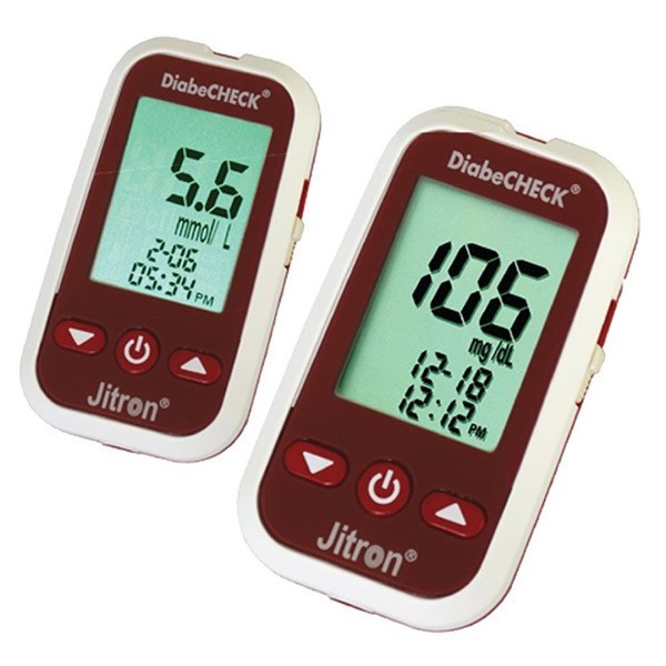 Jitron DiabeCHECK Blood Glucose Monitoring System 5 strips